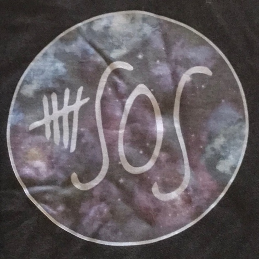 SOS Graphic Hoodie Sweatshirt